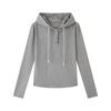 La Chapelle Women's Hooded Long-Sleeve Pullover