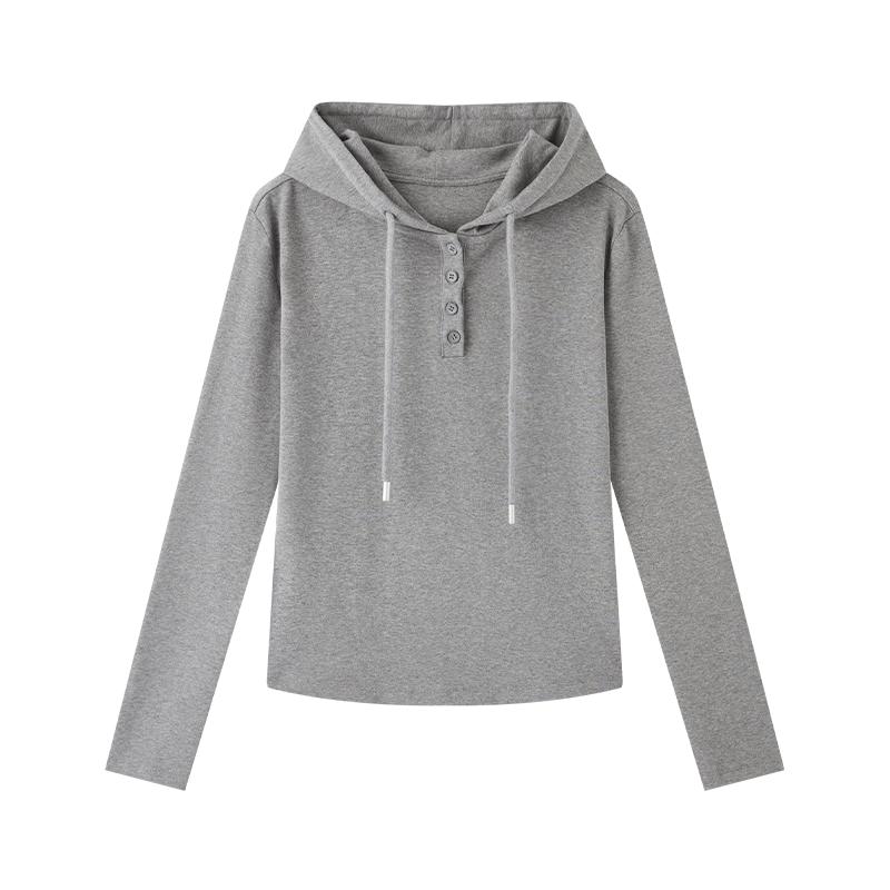 La Chapelle Women's Hooded Long-Sleeve Pullover