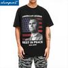 Legend Rest In Peace 1993-2025 Charlie Kirk T-Shirt Vintage 100% Cotton Tees Round Collar Short Sleeve T Shirt Classic Clothing