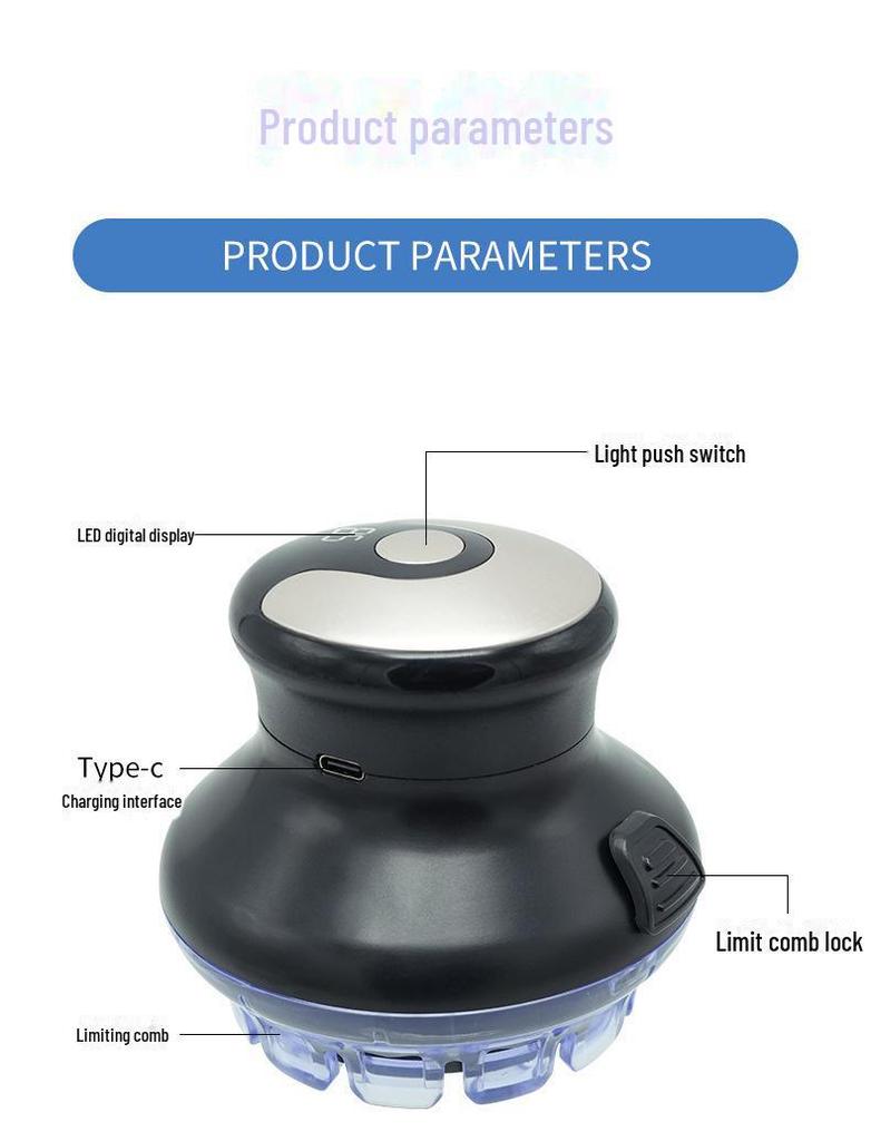 Men's Electric Hair Clipper & Washable Shaver