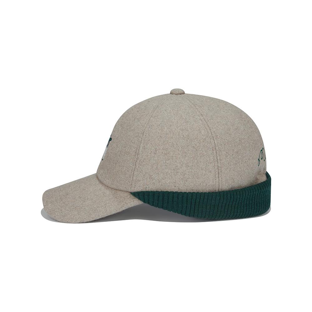 MALBON GOLF Bucket Knit Earmuff Ball Cap Ivory (Man)