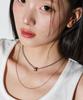 Helene Paris Dual Street Star Chain Necklace [Silver]