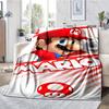 Mario Theme Printed Blanket - Perfect for Couch, Bed, Travel & Outdoor Use | Machine Washable, Cozy & Durable.