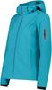 CMP Softshell Hoodie Jacket Blue