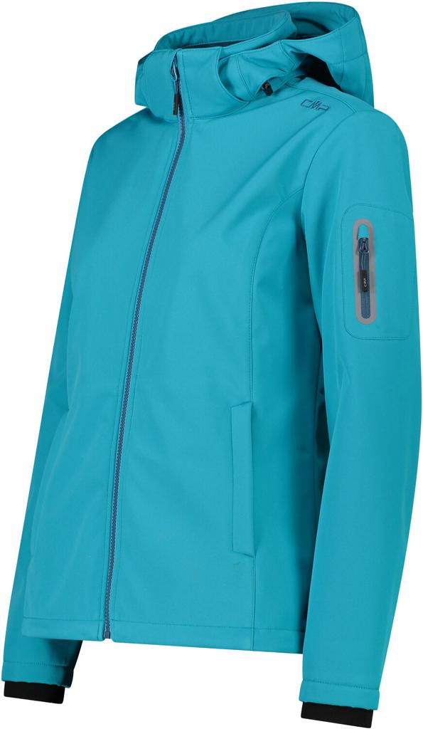 CMP Softshell Hoodie Jacket Blue