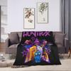 Kpop Demon Hunter Huntrix Girls Blanket  Camping Flannel Throw Blanket For Couch Chair Warm Soft Customized Quality Bedspread