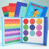 Kids Arithmetic Educational Toys Wooden Puzzle Book Set for Children Magnetic Fraction Learning Teaching Aids Math Montessori