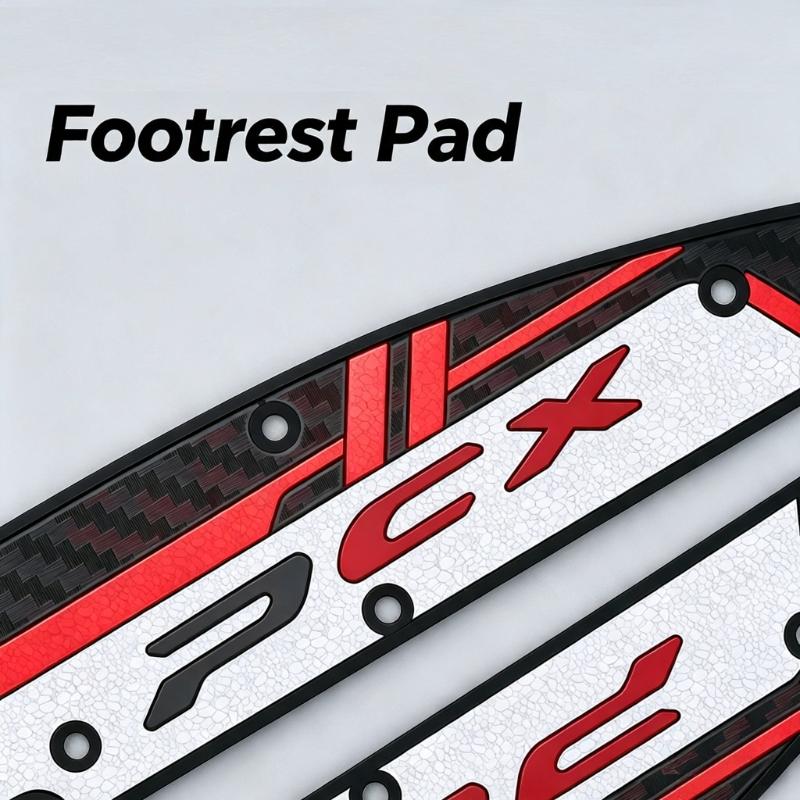 Footrest Pad For 2018-2020 Pcx 150 Foot Mat Anti-Slip Wear-Resistant Prevents Falling