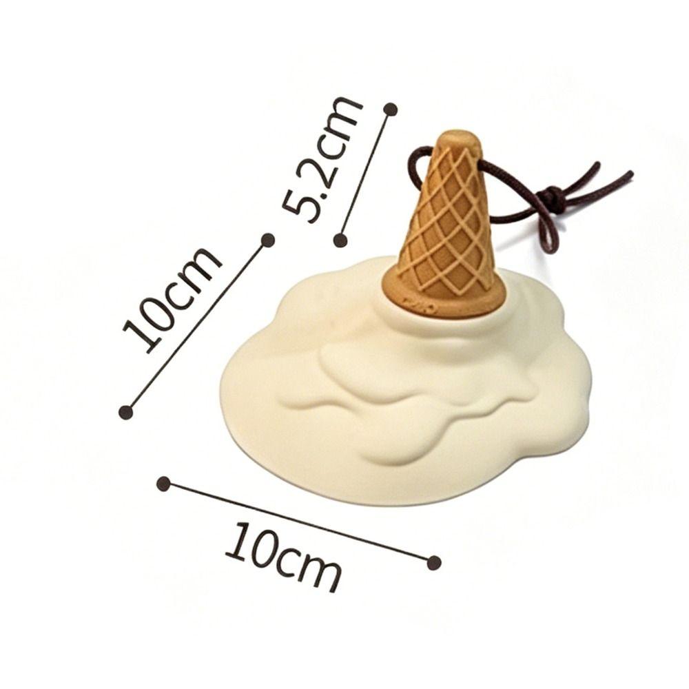 Soft PVC Ice Cream Door Stopper Detachable Ice Cream Shape Door Stop Wall Protector Anti-Collision Pad Funny Design