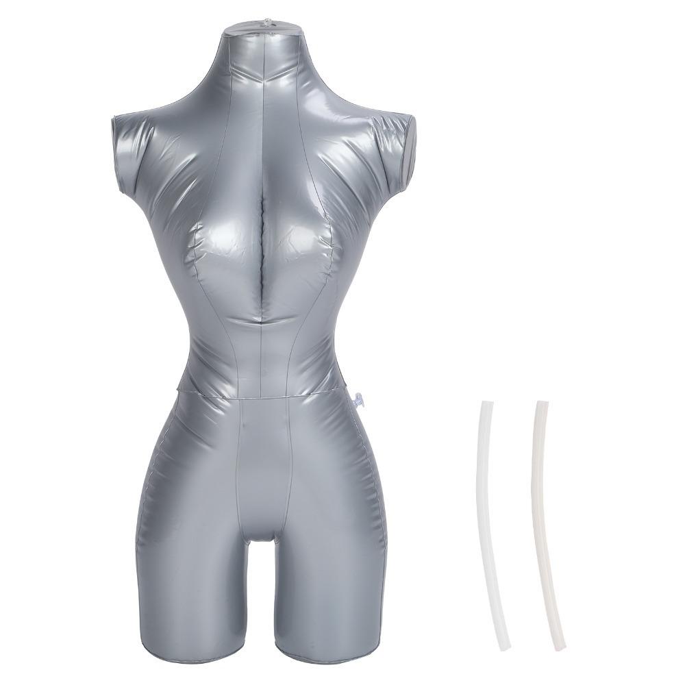 1pcs Inflatable Female Inflatable Mannequins Half Body Upper Body Half Body Mannequin Clothing Display Model Clothing Display
