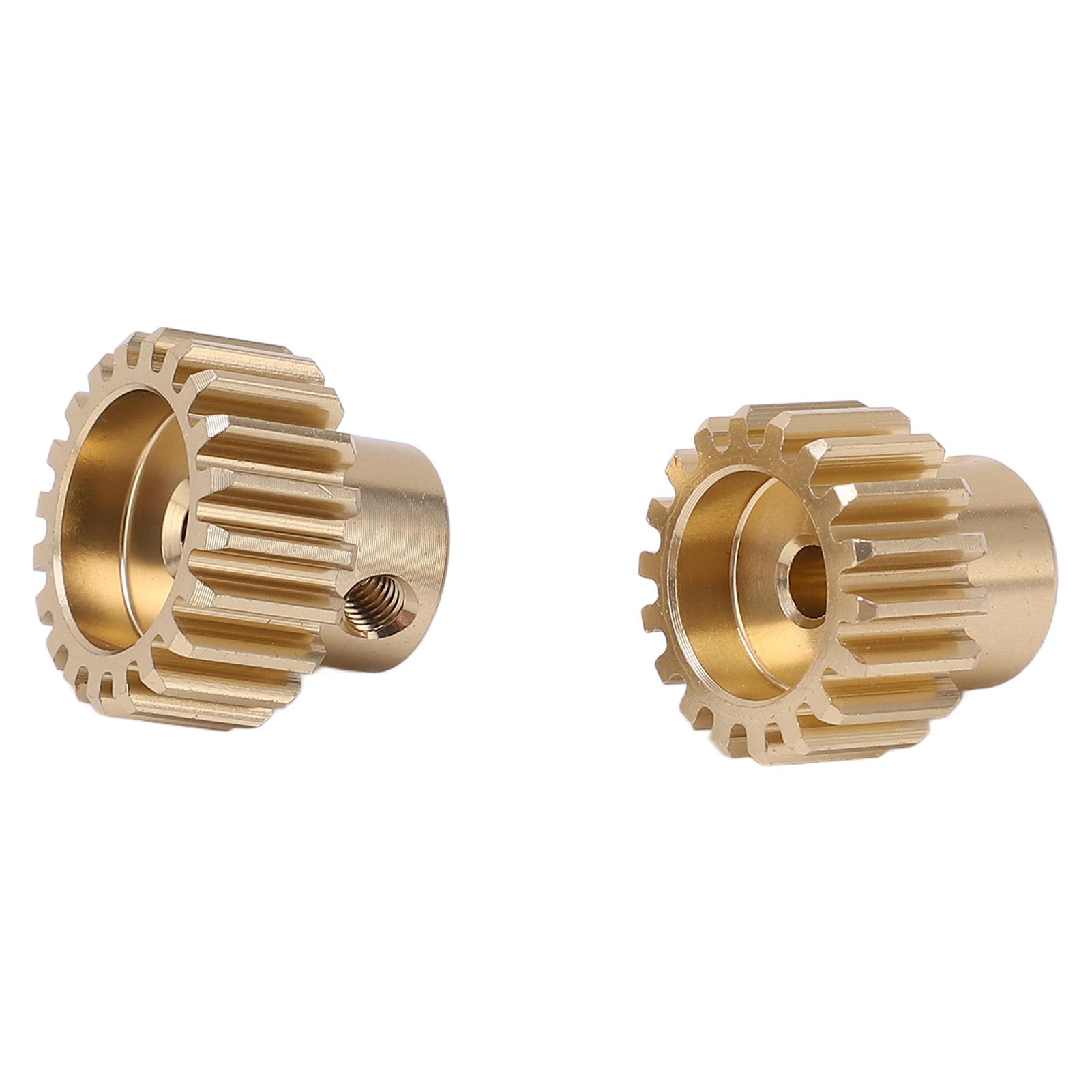 

32P 0.8M RC Motor Gears Aluminum RC Motor Pinion Set for 110 RC Car 3.175mm Motor Axle18 and 20T