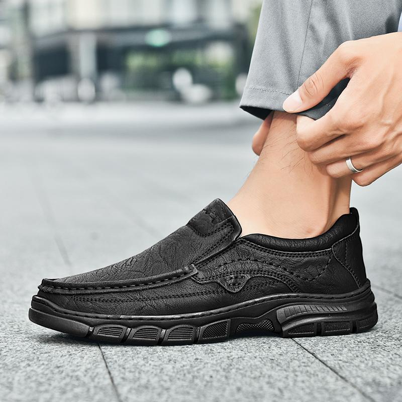 Ručně vyráběné kožené boty Muži Běžné Business Oxfords Boty Pro muže Ploché boty Mokasíny Pánské boty