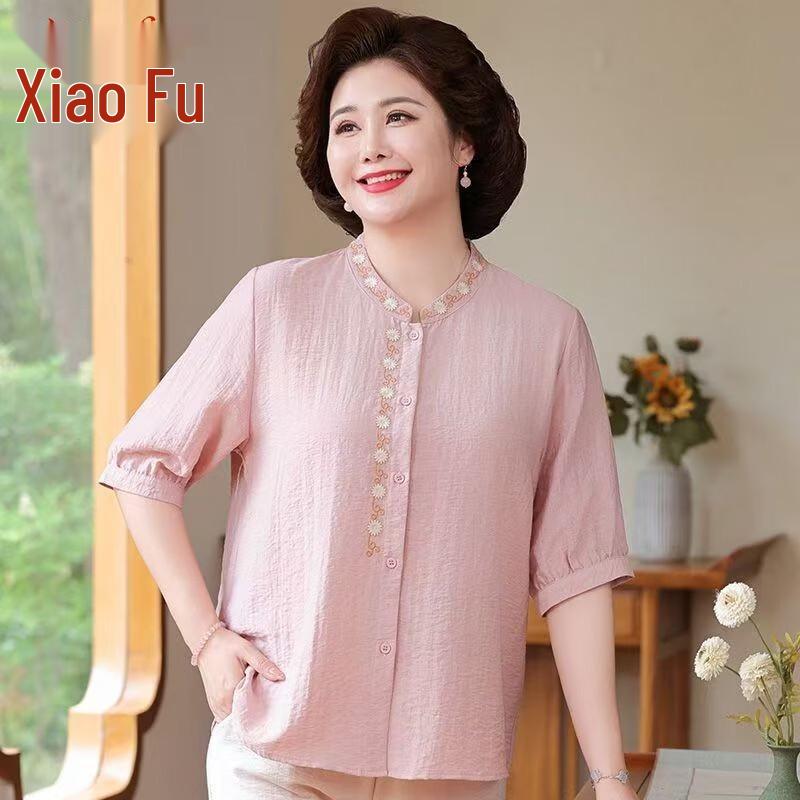 Xiaofu Women s Floral Summer Shirt XL