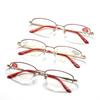 B7059 Stylish Metal Frame Bifocal Anti-Blue Light Reading Glasses for Men & Women