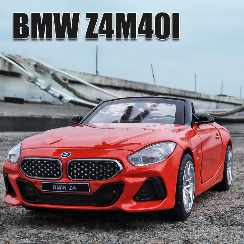 

1:30 BMW Z4 M40i Supercar Alloy Модель Автомобильная игрушка Литье Литье Звуковые и Световые Автомобильные Игрушки Для Детей Автомобиль Автомобиль
