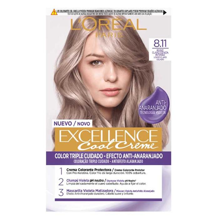 

L oreal Professionnel Excellence Cool Creme 8.11 Светло-пепельный блондин 192мл
