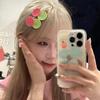 Lovely Candy Color Hair Clip Cute Button Hairpins Barrettes Sweet Hair Side Clip Hair Accessory for Kids Teens Girls
