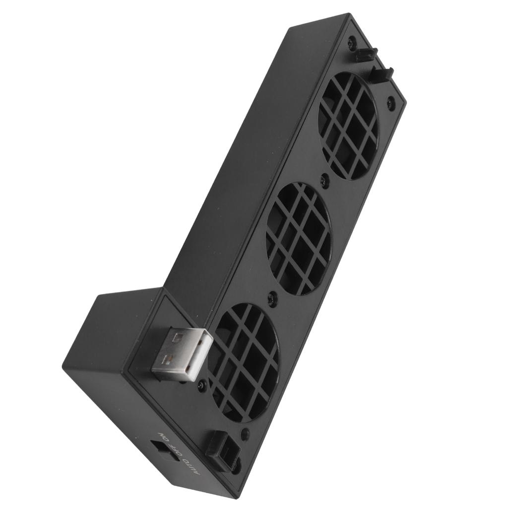 USB Cooling Fan for Xbox One X Low Noise Efficient Heat Dissipation Game Console Cooler Fan with 3 C