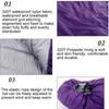 Outdoor Down Sleeping Bag 210cm * 80cm Single Person Thick and Warm Camping Sleeping Bag Can Be Spliced Sleeping Bag