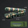 1:50 DF-41 JL-2 Toys Cars Model Slide Forward Rubber Tires Miniature DF-5B Missile Launch Military Vehicle for Child Adult Gifts
