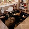Damon Salvatore Print Rug, Washable Floor Carpet, For Entryway Dorm Laundry Room Office Study, Home Decor Birthday Christmas Gift