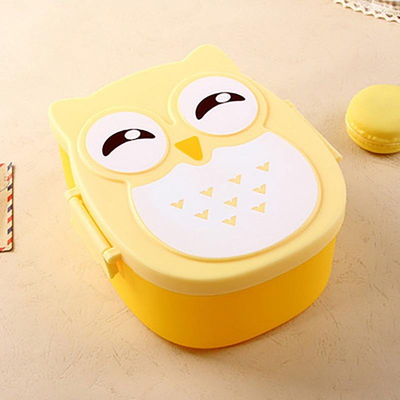 1pc Household Kitchen Plastic Children'S Student Lunch Box Portable Food Container Tableware Bento Box Lunch Box