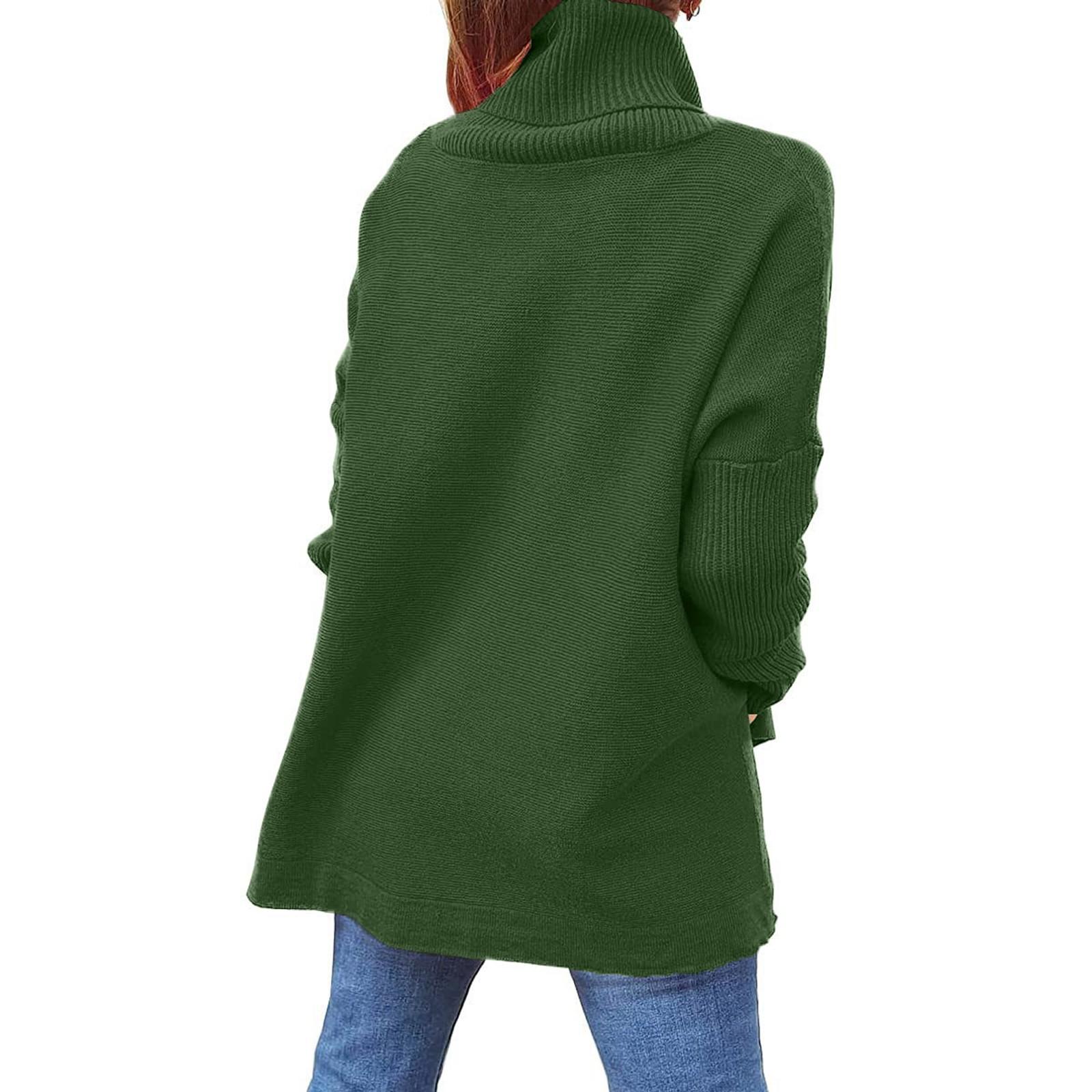 Женские модные топы средней длины с длинным рукавом и боковыми разрезами — фото 7