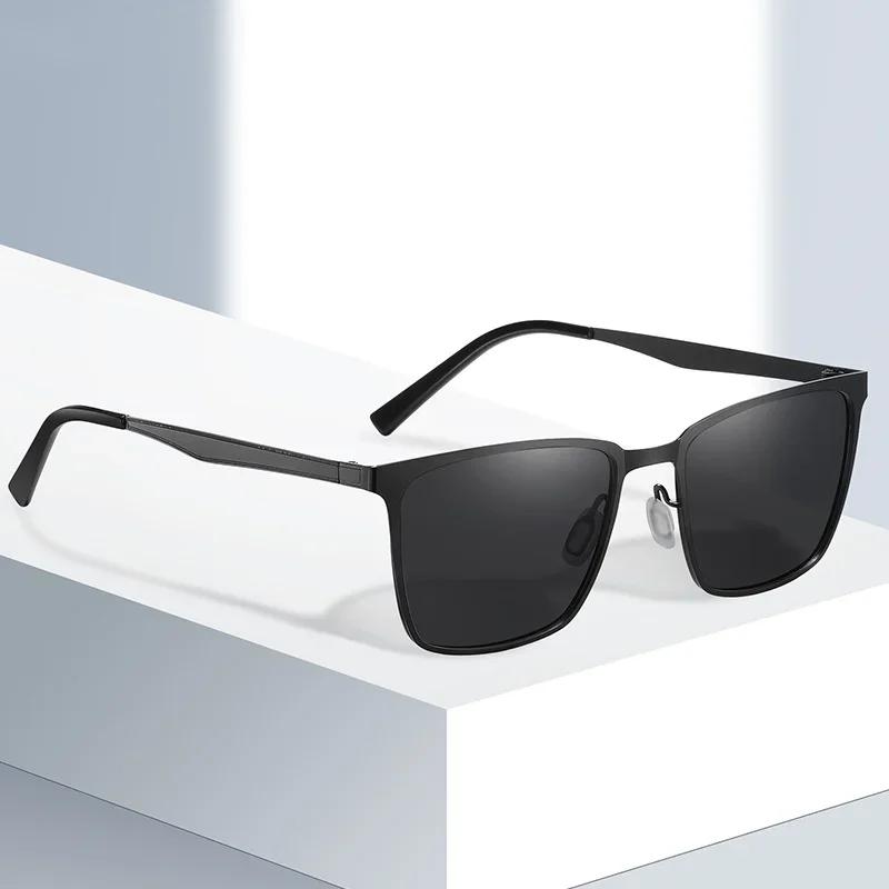 Pochromic Sunglasses UV400 Pilot Style Color-changing Lens Men Anti-glare Driving Eyeglasses Shades for Men