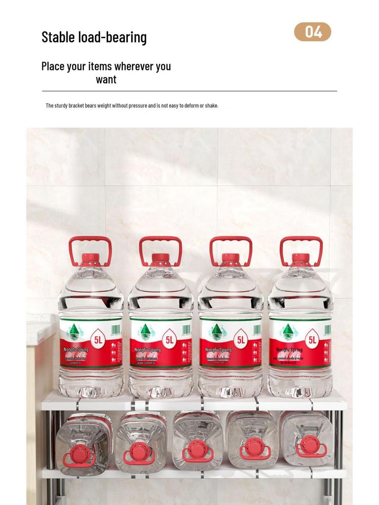 Retractable Under-Sink Kitchen Storage Rack