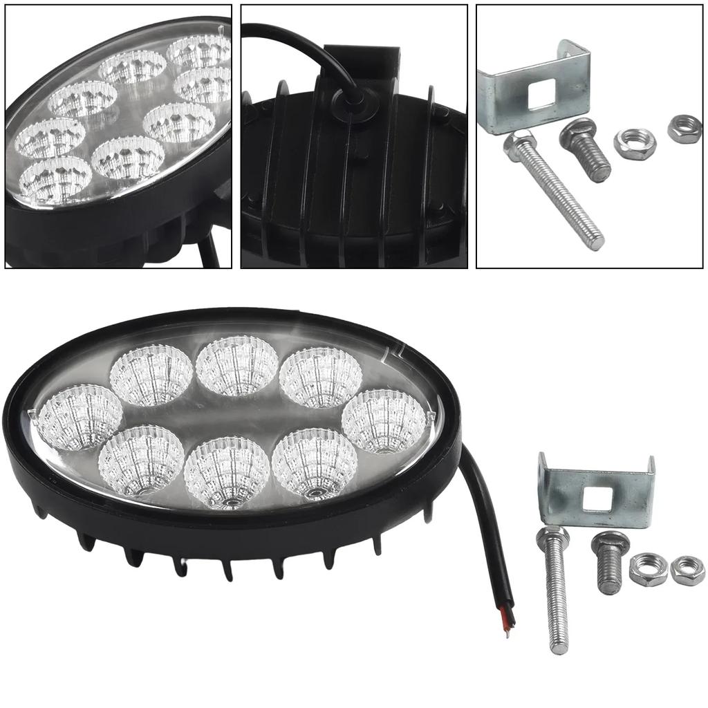 Oval Fog Light LED Flood Shockproof OffRoad Tractor Truck Waterproof Beam 12V 24V High Quality Practical Brand New