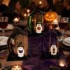 Spooky Porch Accessories Halloween Swinging Ghost on Tree Figurine Resin Swing Statue Festive Horror Atmosphere Reading Ornament Indoor Outdoor