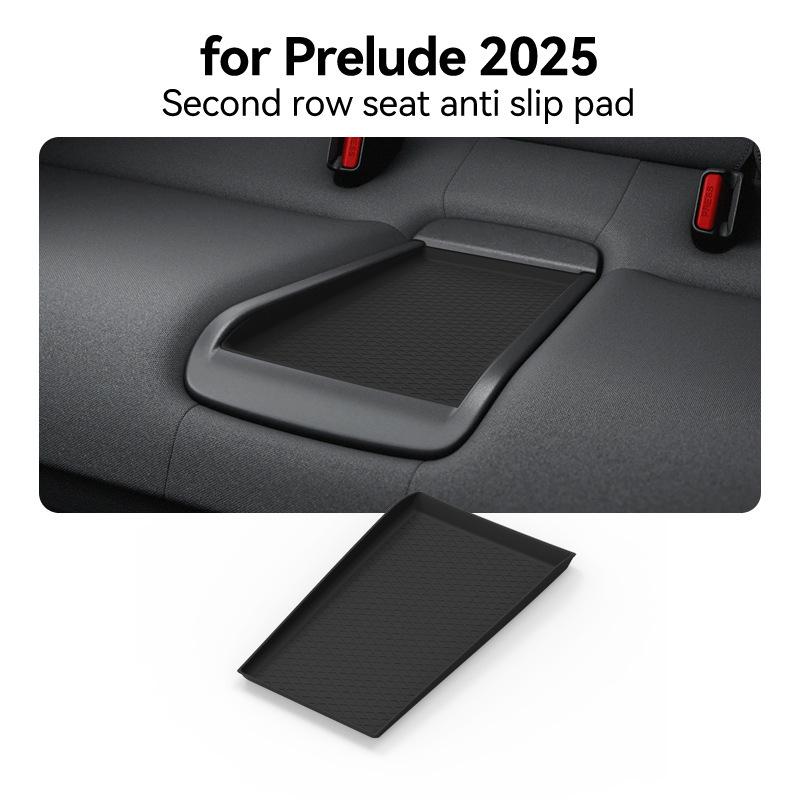 Silicone Anti-slip Dustproof Mat for Second Row Seat, Compatible with 25 Road Prelude Models