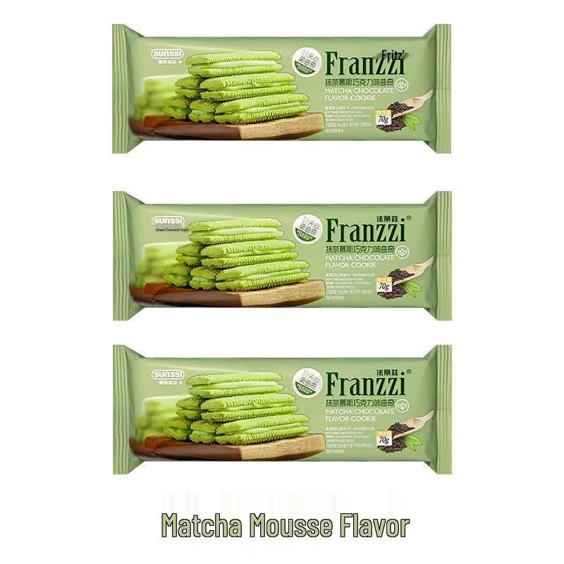 Franz Matcha Mousse Chocolate Sandwich Cookies