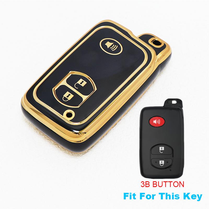 Suport husă carcasă pentru Toyota Yaris Corolla Vitz RAV4 Land Cruiser Camry Highlander Prado Prius Carcasă telecomandă auto fob