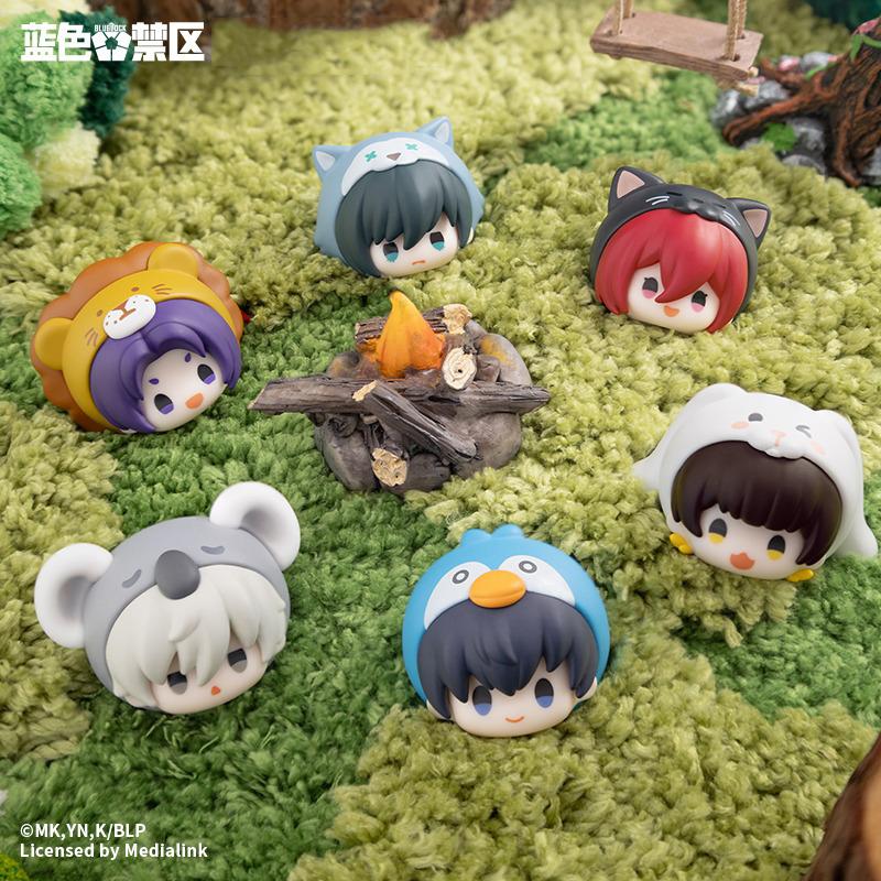 Blue Lock Animal Stacking Series Blind Box Toys Bachira Meguru Chigiri Hyoma Mimi Figure Doll Model Toys Collect Ornaments