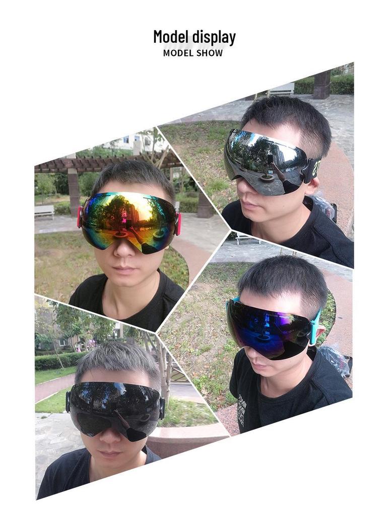 Ultra-Light Anti-Fog Frameless Myopia Ski Goggles for Men & Women