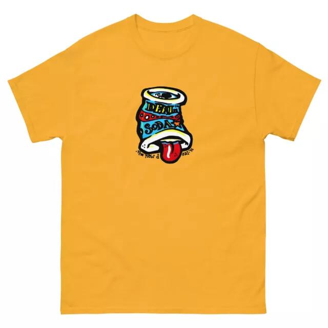 The New Deal skate soda can retro 90s skateboarding t shirt design Unisex T-Shirt XXXXL