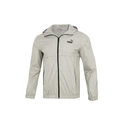 Cortavientos Ess Solid con Logo Chaquetas Hombre Gris Pizarra 849462-68