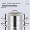 Corning VISIONS 30cm 3-Layer Stainless Steel Steamer