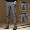 Summer New Korean Version of The Young Men's Trousers Fashion Men's Elastic Casual Trousers Slim Small Straight Trousers