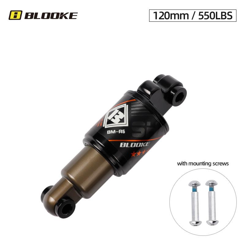 

Mountain Bike Shock Absorbers 120 125 150 165 190MM Spring shock absorber for electric scooter M365 KUGOO Scooter Shock Absorber 120 mm 550 LBS