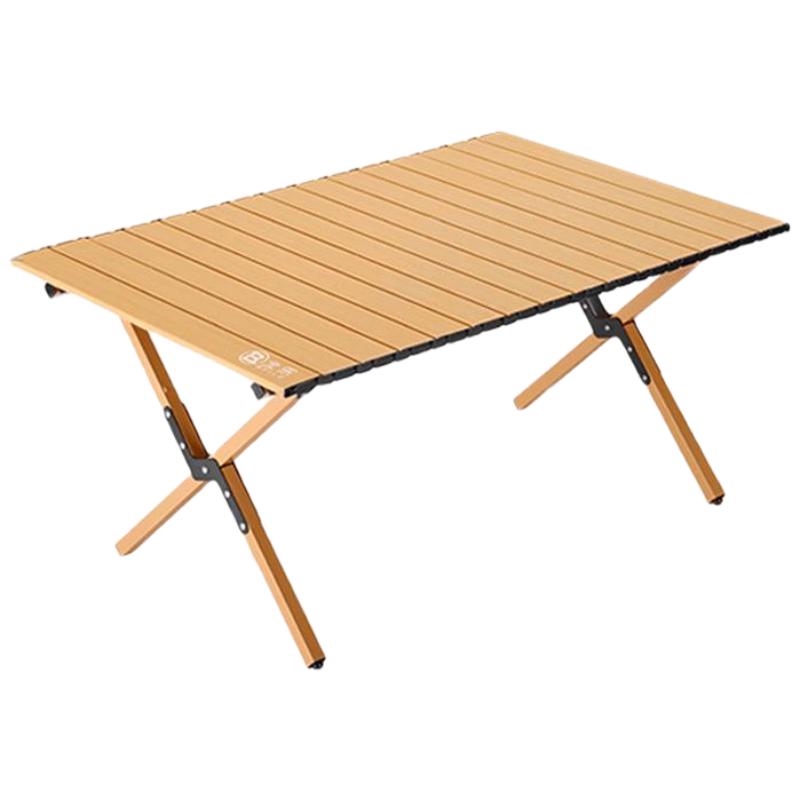 OEING Portable Aluminum Alloy Camping Roll-up Table