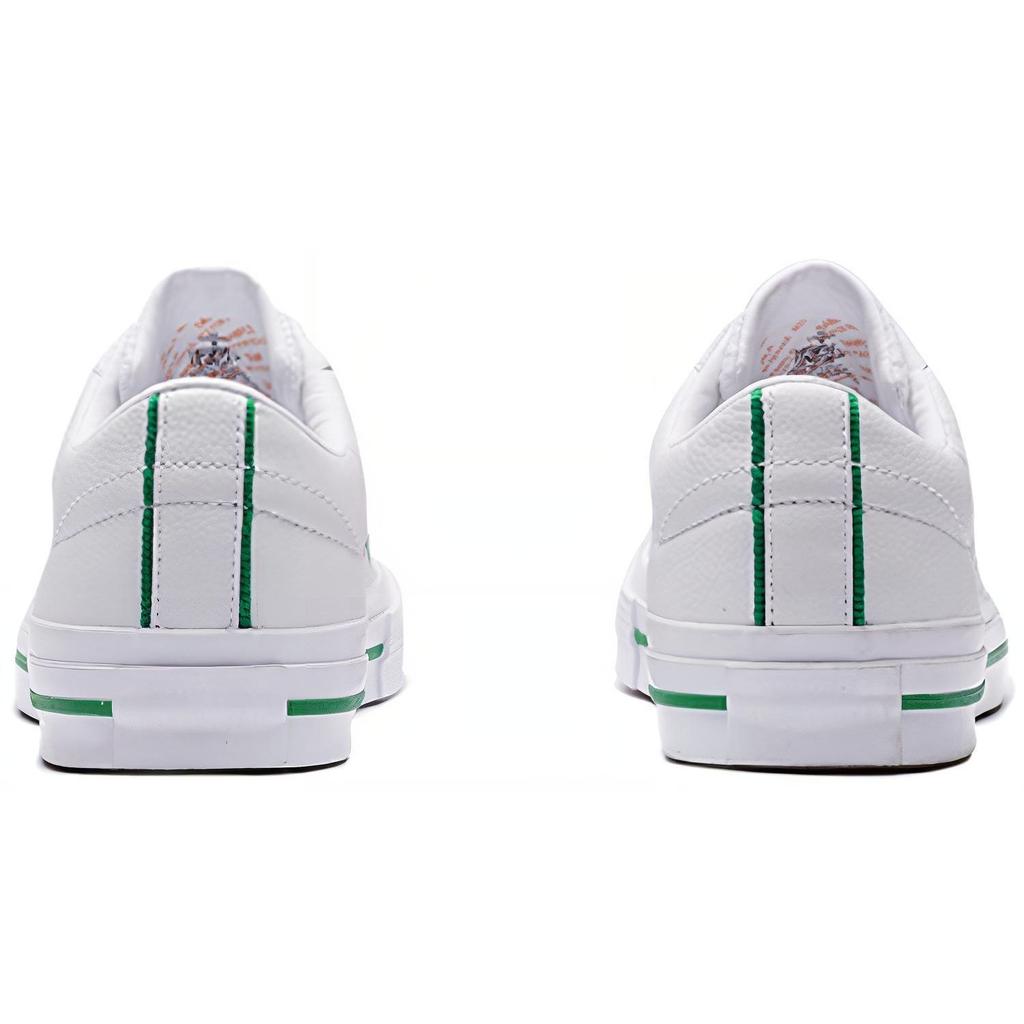 Converse One Star Series Round Toe Schnürschuhe Low Top Canvas Schuhe Unisex Sneaker Weiß Grün Schwarz 161566C
