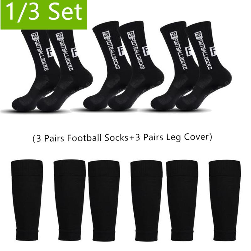 1/3 Set Hochwertige Klebe-Rutschsocken und Beinschutz Fixierte Socken Hochwertige Klebe-Rutschsocken und Beinschu