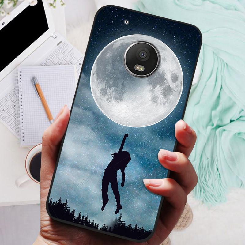 Pro Motorola Moto G5 Plus Pouzdro Černý Kryt Lev Vlk Silikonový Měkký Zadní Kryty Pro Moto G5 Plus Pouzdro Na Telefon G5+ Ochranný Kryt