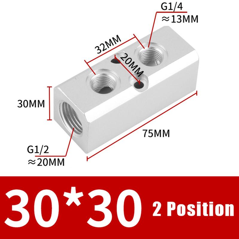 Pneumatic Air Source Distributor 1/4 Inch 1/2 Inch BSP Gas Multi Connector AL-2 AL-3 AL-4 AL-5 AL-6 for Workshop Applications