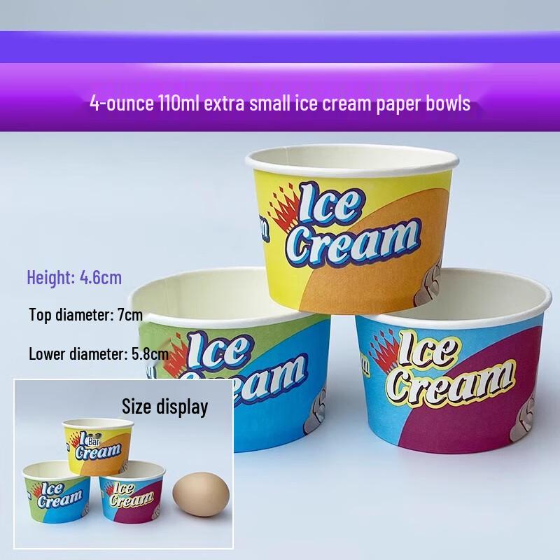 Disposable Ice Cream Paper Cups