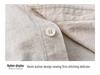 Men's Linen Business Casual Long Sleeve Shirt - Spring/Summer Versatile Cotton Linen Top