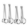Stainless Steel Serving Tongs U-Shaped Non-Slip Kitchen Tongs Hollow Chuck