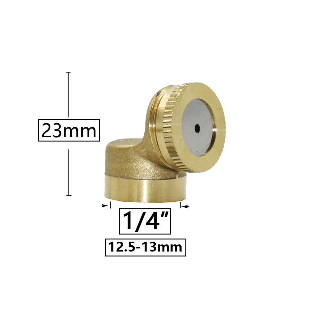 Farm Garden Copper Sprayer Nozzle 1/2/3/4 Nozzle Head Agriculture Greenhouse Pesticide Mist Spraying Sprinkler 1/4 1/2  Thread